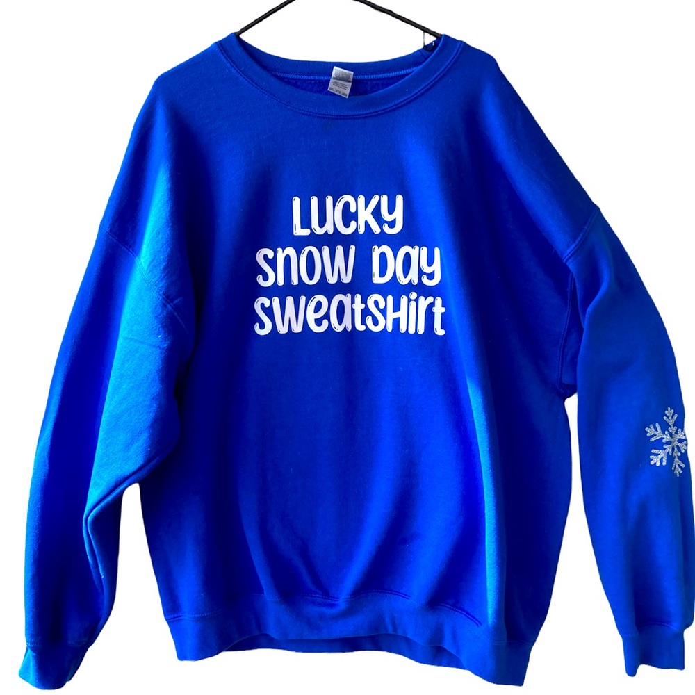 Snowday Sweatshirt Royal Blue XXL
